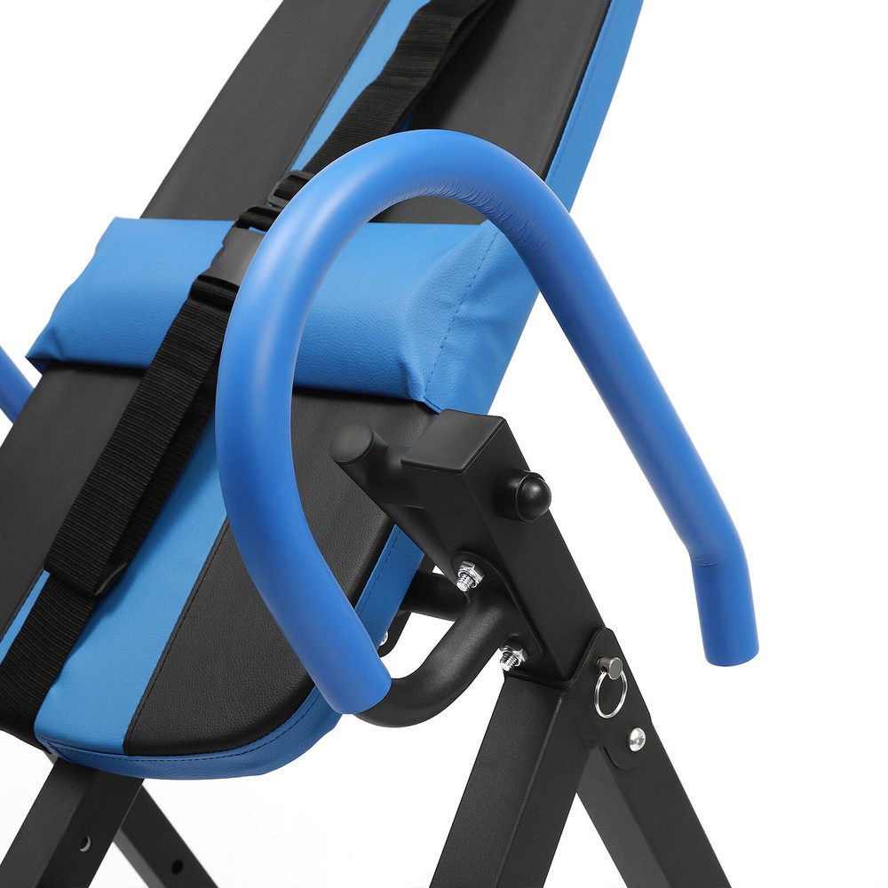 Foldable Inversion Table for Back Pain Relief, Adjustable Stretcher, 330LBS
