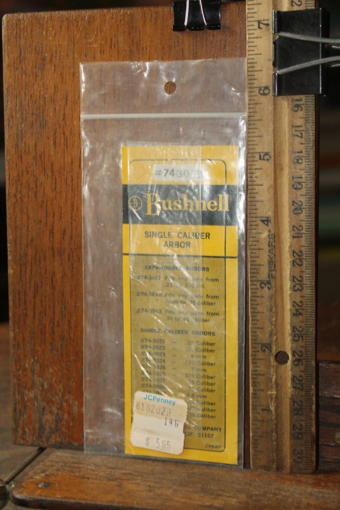 Vintage 1970's Bushnell Scope Tag