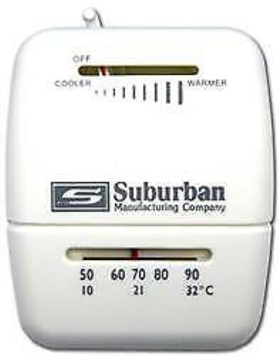 Suburban 161154 Wall Thermostat Heat Only White