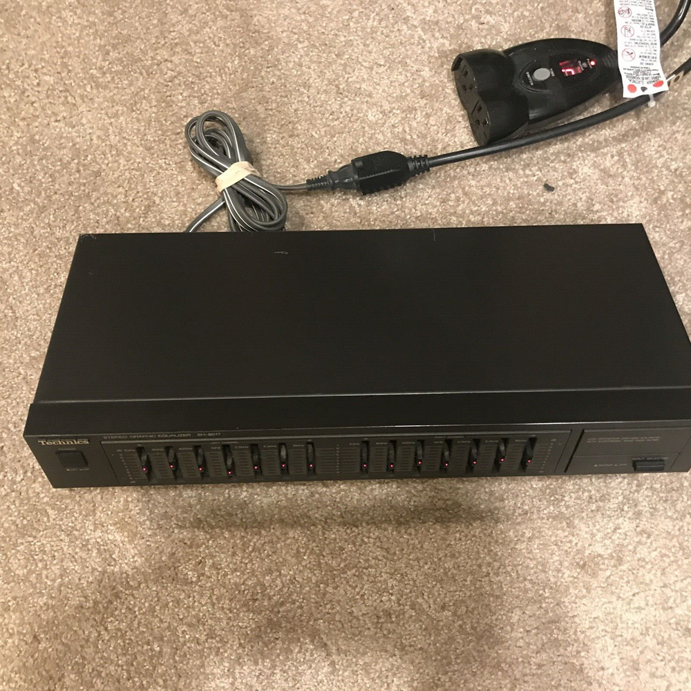 Technics SH-8017 Graphic Stereo Audio Equalizer Vintage Tested & Working