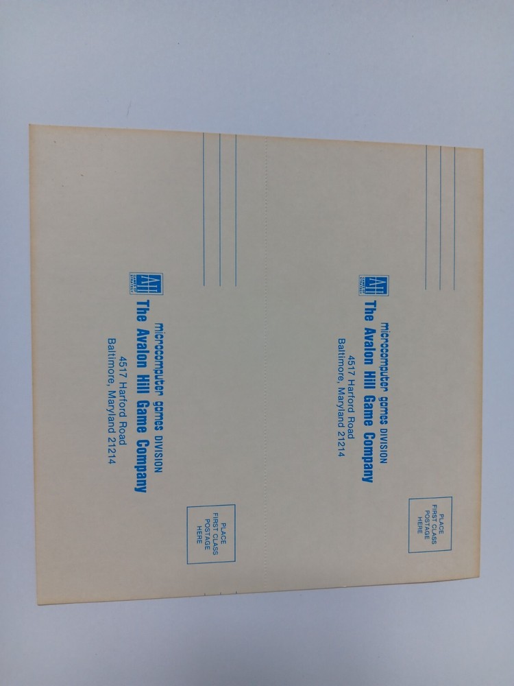 Commodore 64/128 Gulf Strike Computer Game Software Tested/Works Avalon Hill