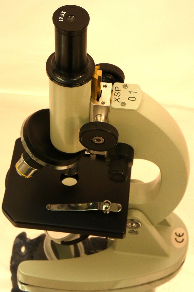 40-500X Biological Microscope Compound Monocular Field Metal Frame Student New