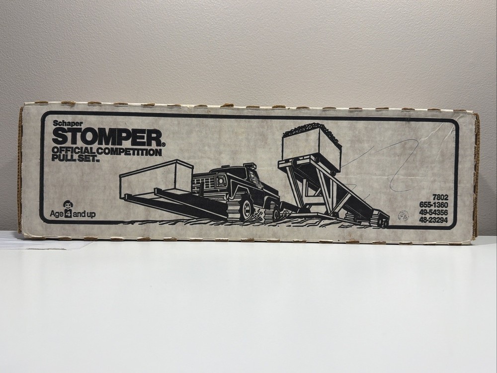 NOS Vintage Schaper Stomper Official Competition Pull Set Mail Order Incomplete