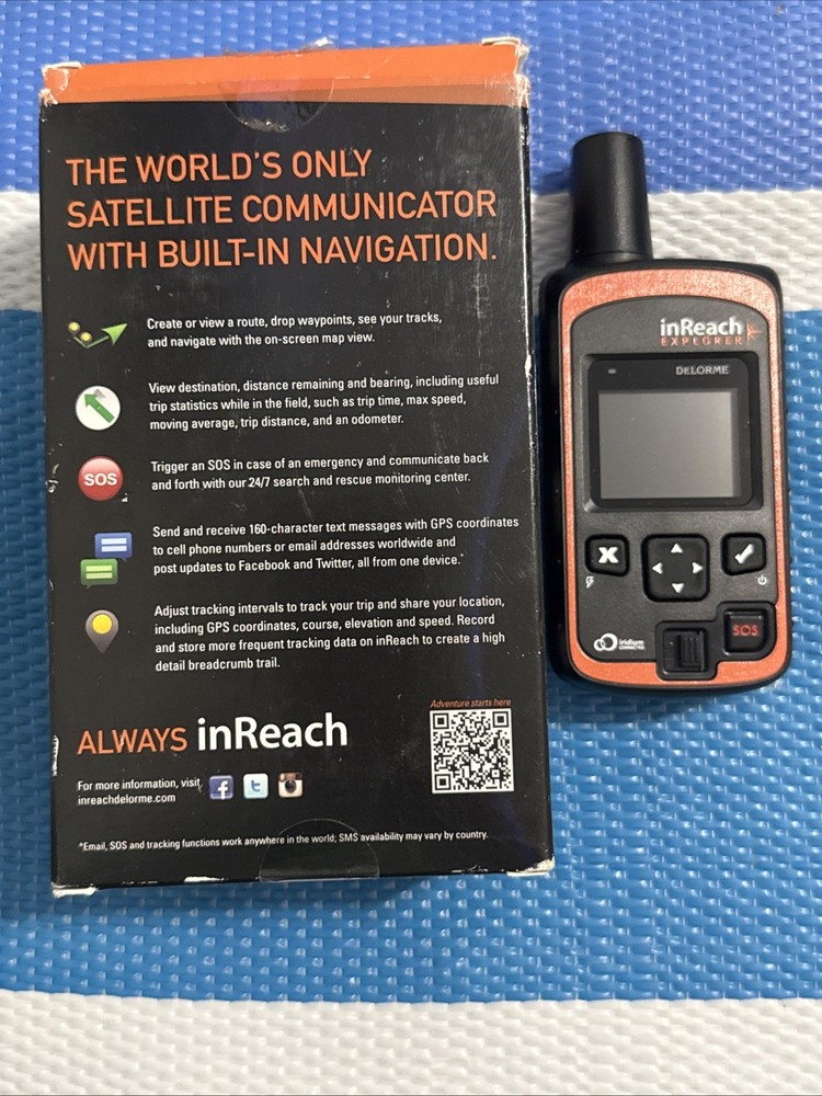 Garmin/Delorme Inreach explorer (open Box)
