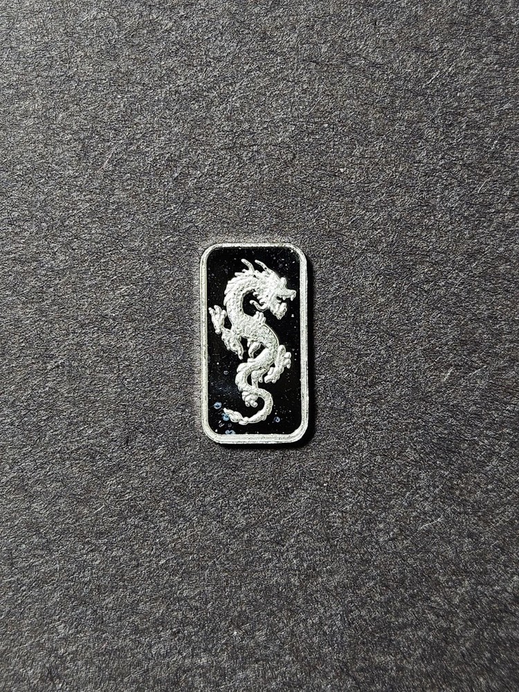 Dragon 1 Gram .999 Fine Silver Bar 🐉