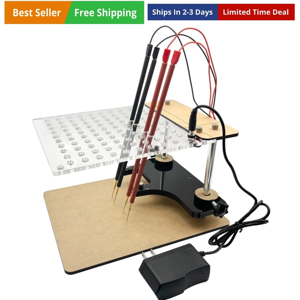 BDM Frame with 4 Pcs Probe Pins, with LED  Board Assembly, Support for 22pcs ...