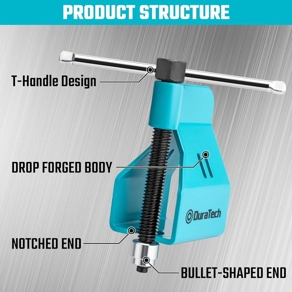 DURATECH Compression Sleeve Puller Tool, Remove 1/2 " Ferrule and Nut of Copper