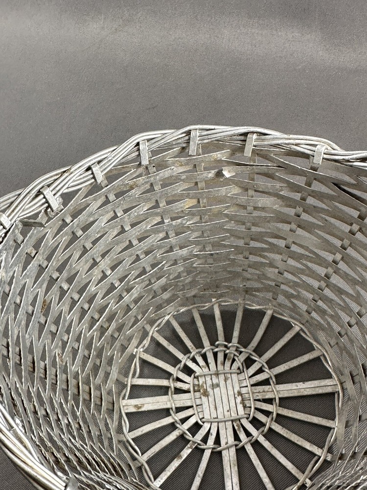 Avon Metal Woven Basket