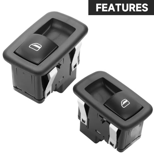 Rear Left Right Passenger Side Power Window Switch - Compatible for Dodge for