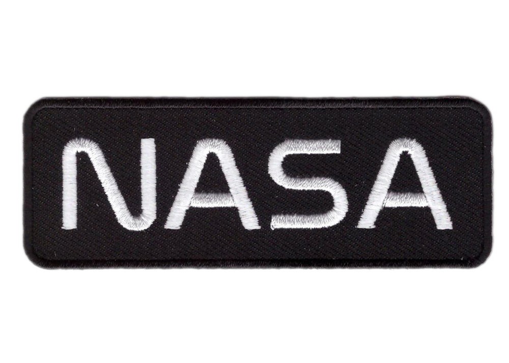 Black NASA Crew Uniform Space Shuttle Costume Patch Iron on