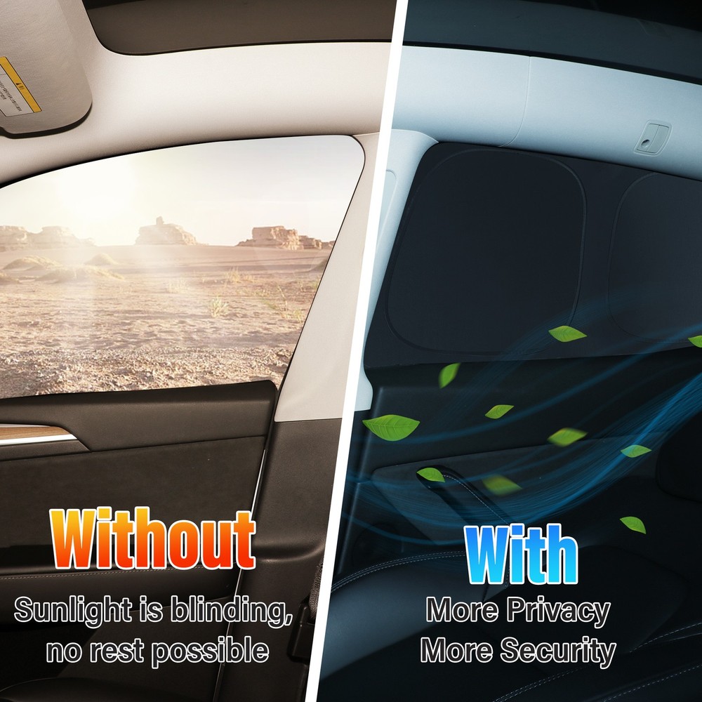 Side Windows Front Windshield Privacy Full Sunshade For Tesla Model 3 Highland