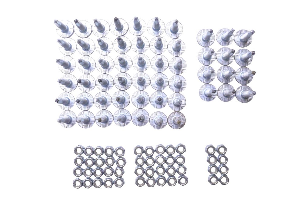 48 Pack Woody's Mega-Bite 1450 Series Studs & Lock Nuts