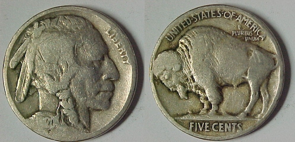 1920 P Buffalo Nickel Good G