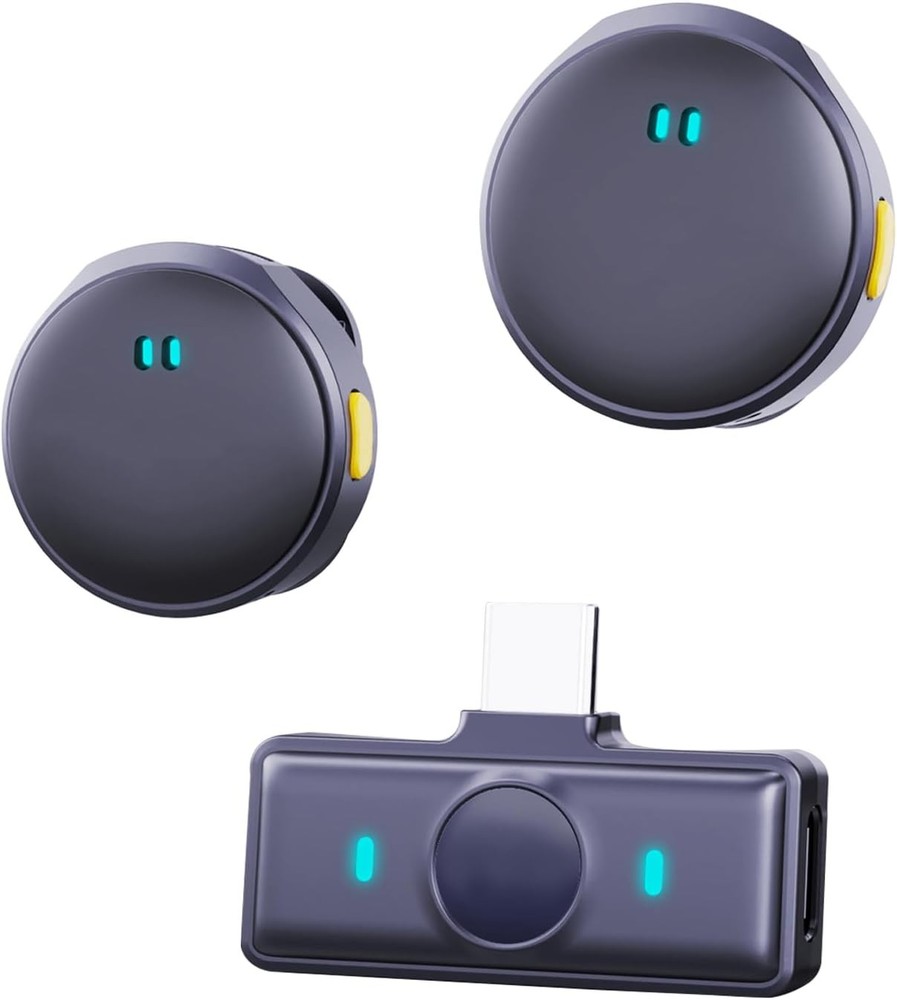 Wireless Lavalier Microphone Lightning Plug & Play, Omnidirectional Type C