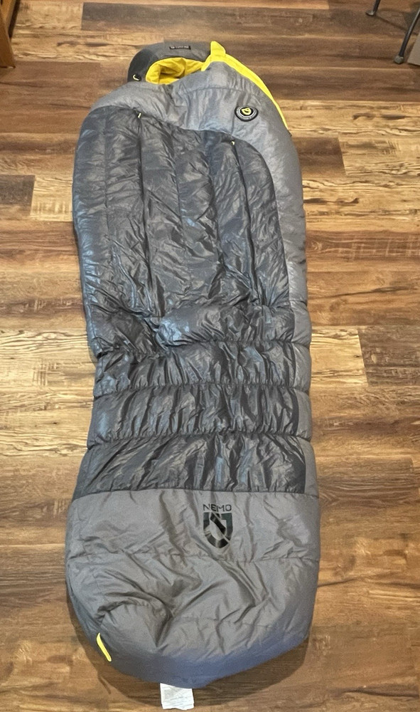 Nemo Sonic Down 0 Degree Down Mummy Sleeping Bag, Stuff Sack & Storage Bag