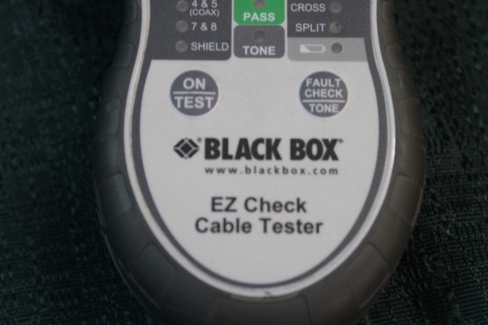 BlackBox EZ Check Cable Tester - NEW - Unit Only - No Cables