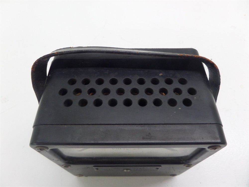 Vintage Weston AC Voltmeter Zero Corrector Meter Model 433 - Three Knobs