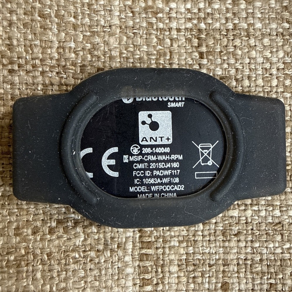 Wahoo RPM Cadence Sensor Dual Technology Bluetooth/ANT+ App Friendly