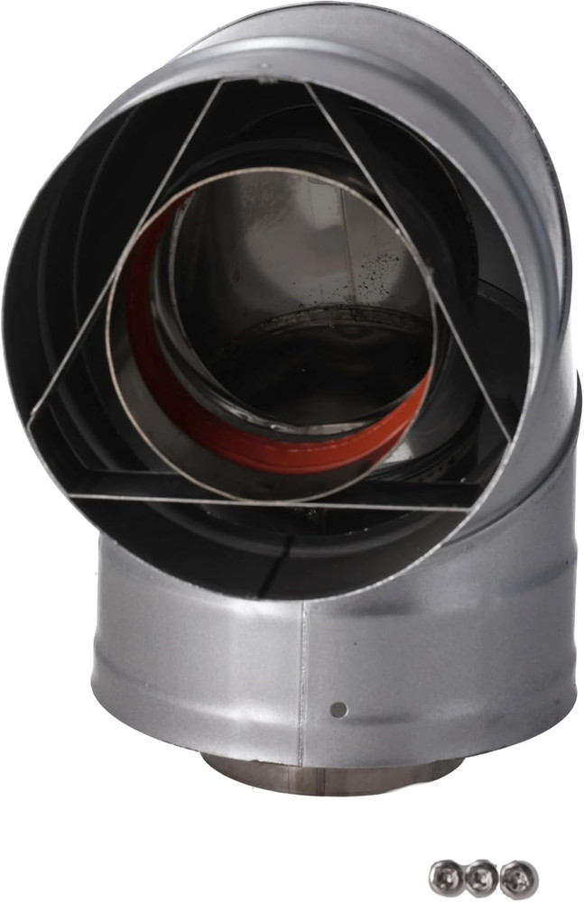 Protech 90 Degree Elbow for Venting Tankless Non-Condensing Gas Water Heaters -