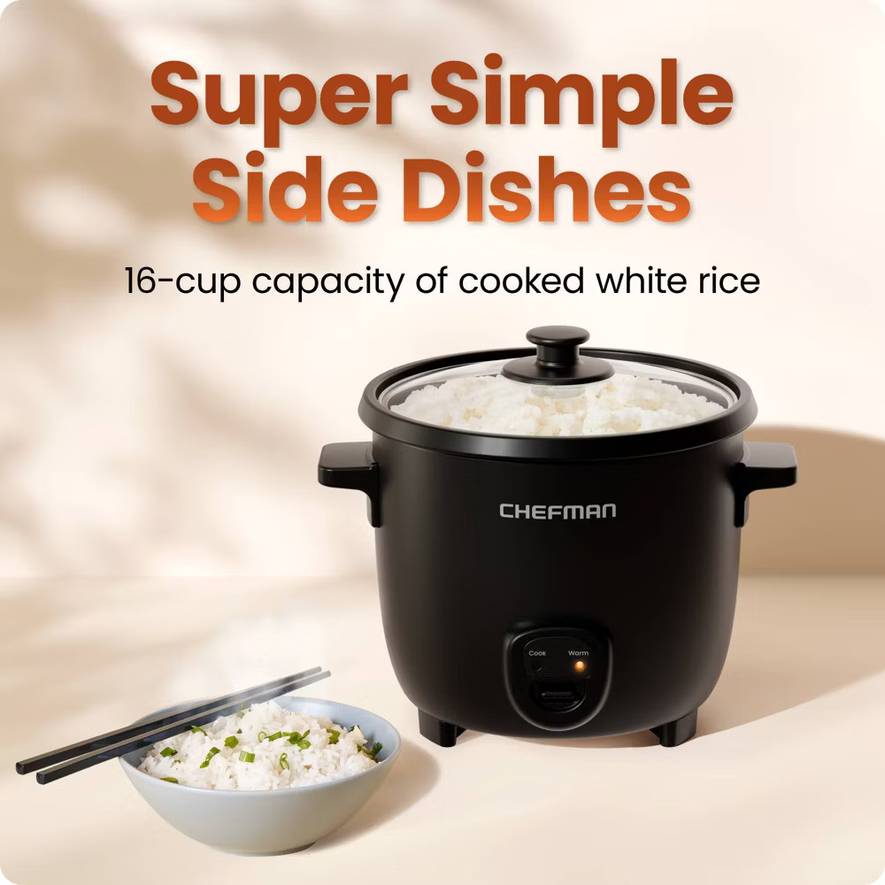 Chefman 16 Cup Rice Cooker