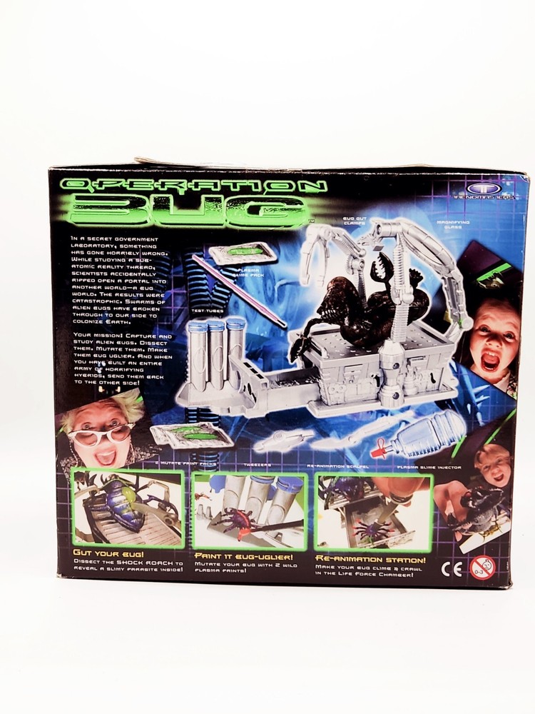 Trendmasters Operation Bug Mutate Paint Playset Robot Vtg. 1999