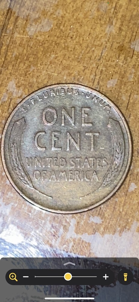 1939 S Wheat penny “L” Error, Rim Error