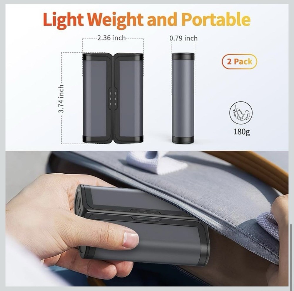 gabless 2pcs Rechargeable Hand Warmer