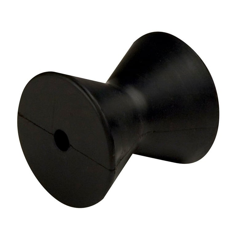 CE Smith 29541 Rubber Bow Roller 4" Wide Black