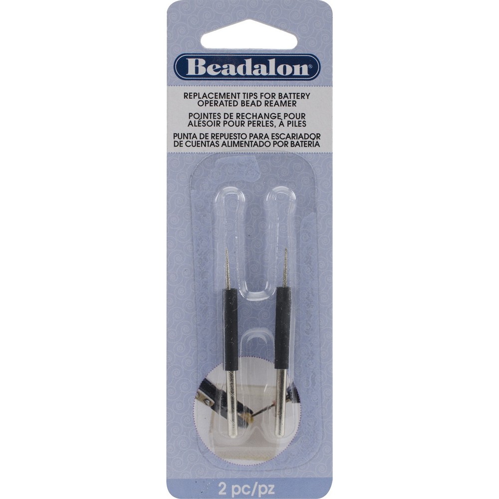 Battery Operated Bead Reamer Replacement Tips 2/Pkg 2"