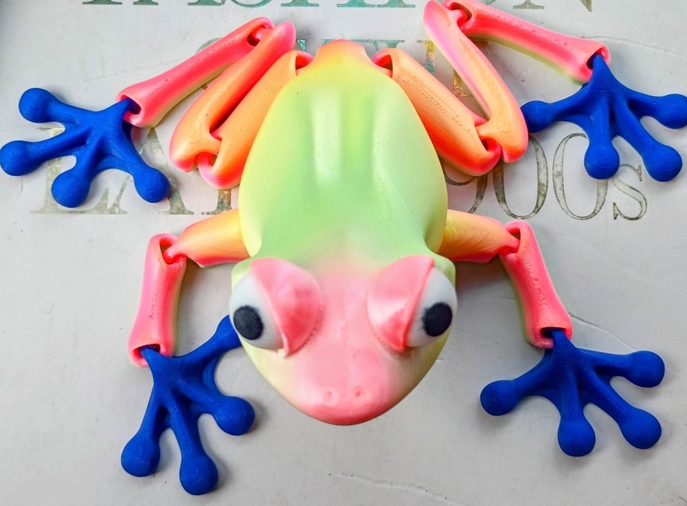 Life Size Bull Frog From 3D Printer 🔥🔥