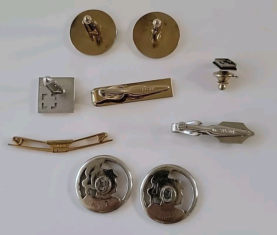 Swank Cufflinks & Tie Clips Etc.