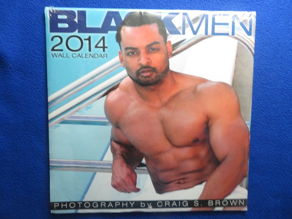 BLACK MEN  2014 CALENDAR  NEW/SEALED
