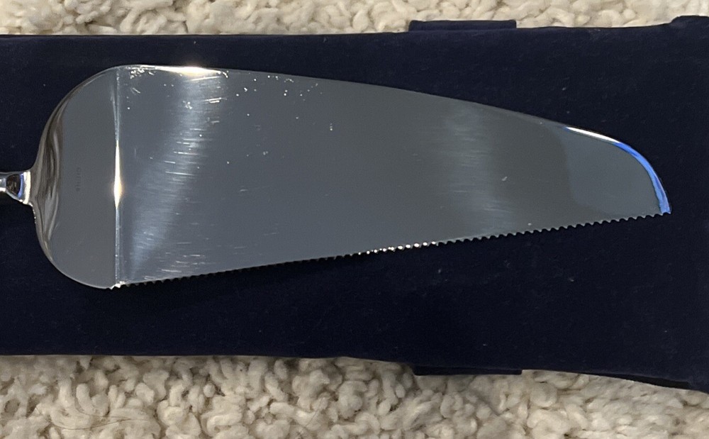Princess House Stainless Crystal Handle Cake/Pie Server Case Wedding