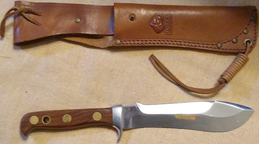 New PUMA knife auto messer with sheath