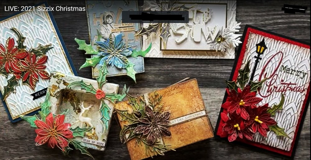 Sizzix Thinlits Festive Bouquet 6pc set #665565 Retail $21.99 by Tim Holtz