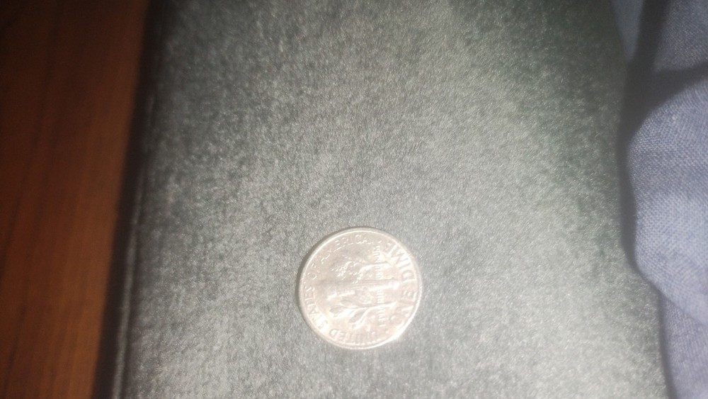 1964 silver dime full bands