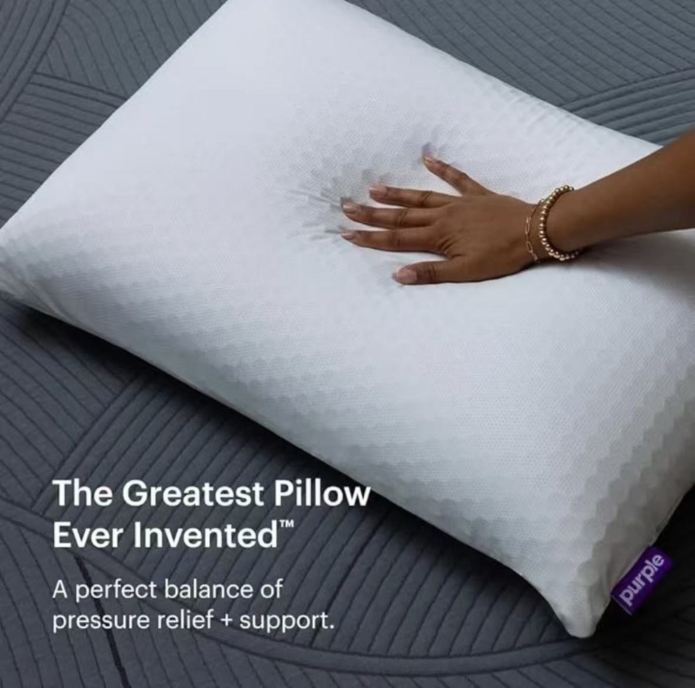 Purple Harmony Pillow Standard Medium (Open Box)