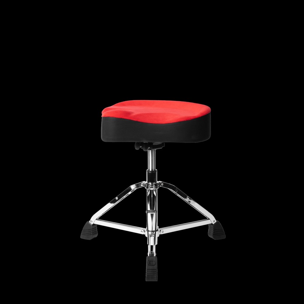 Gator Air Glide Drum Throne with Saddle Seat, Red