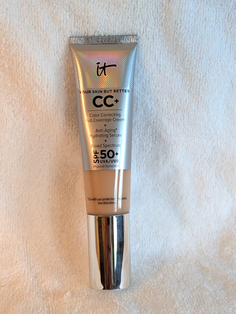 IT COSMETICS ~ CC + Color Correcting Full Coverage Medium 06/2026 exp 1.08 OZ