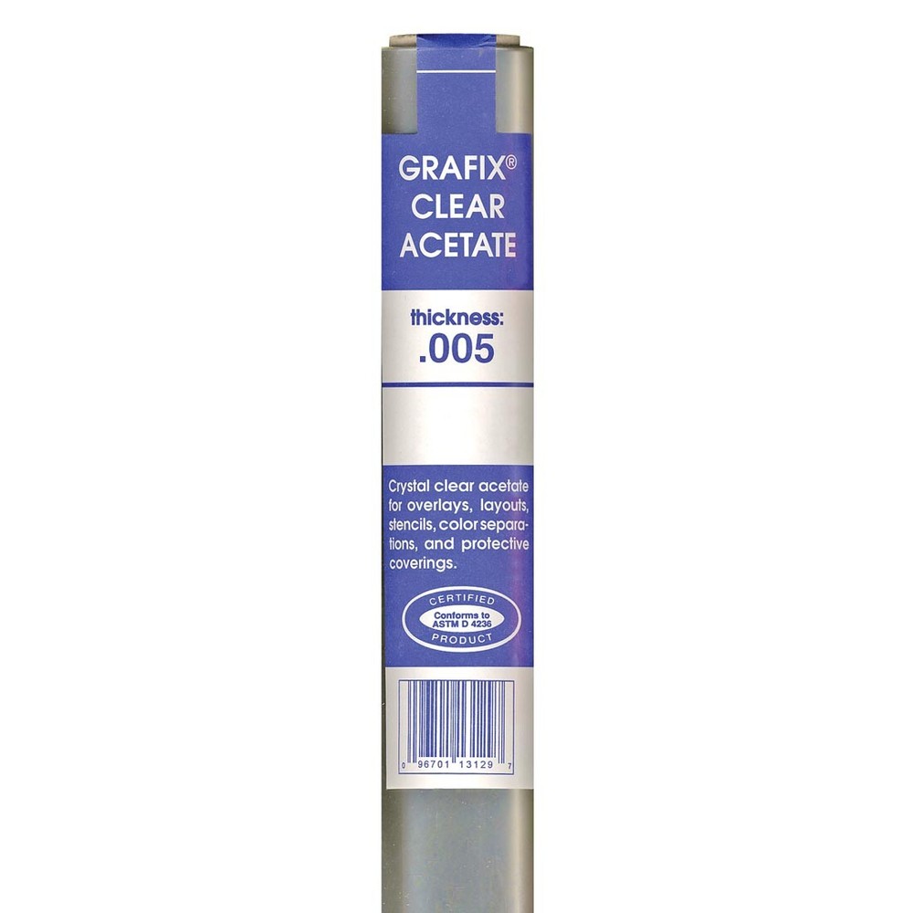 Grafix Clear Acetate Roll 50" x 25 ft.
