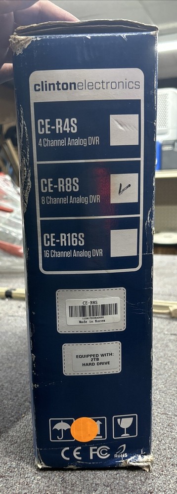 Clinton Electronics CE-R8S Shadow 8-Channel Analog DVR