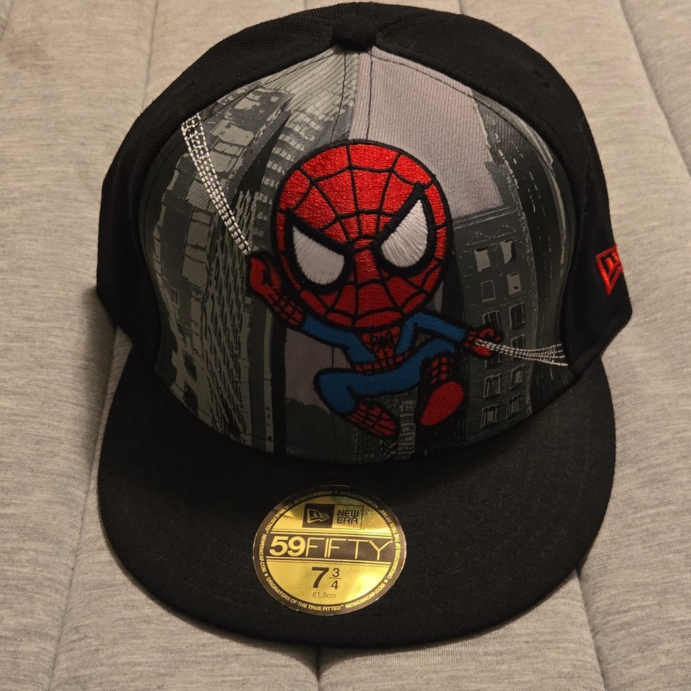 Tokidoki Marvel Spider-Man 59FIFTY Black Hat 7 3/4 Comic Graphics