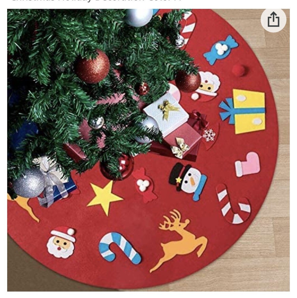 felt christmas tree skirt kits
