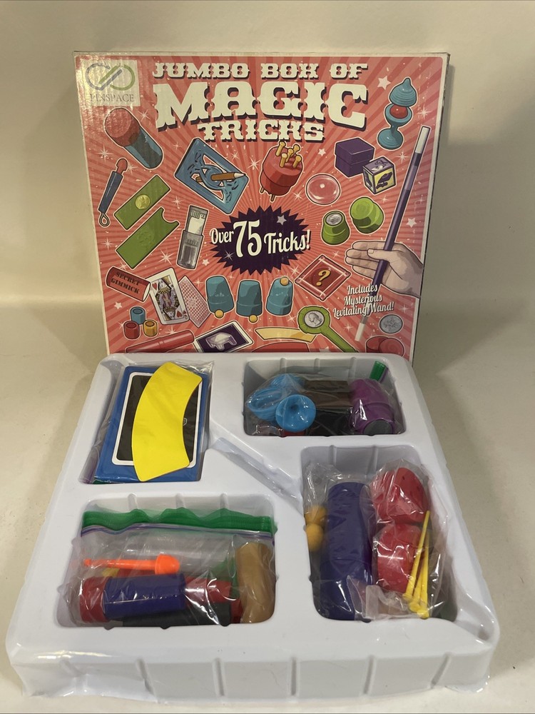 Jumbo Box Of Magic Tricks ( Missing Wand)