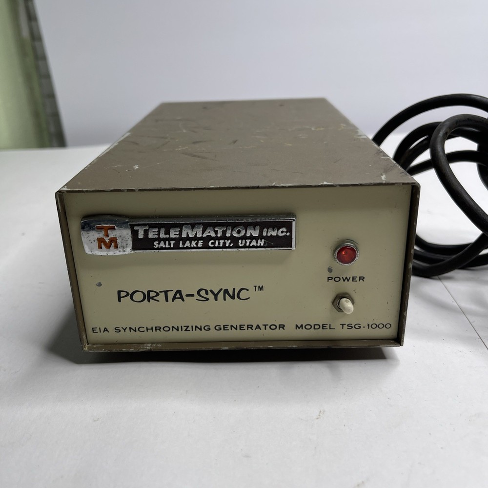 Telemation Porta-Sync EIA Synchronizing Generator TSG-1000