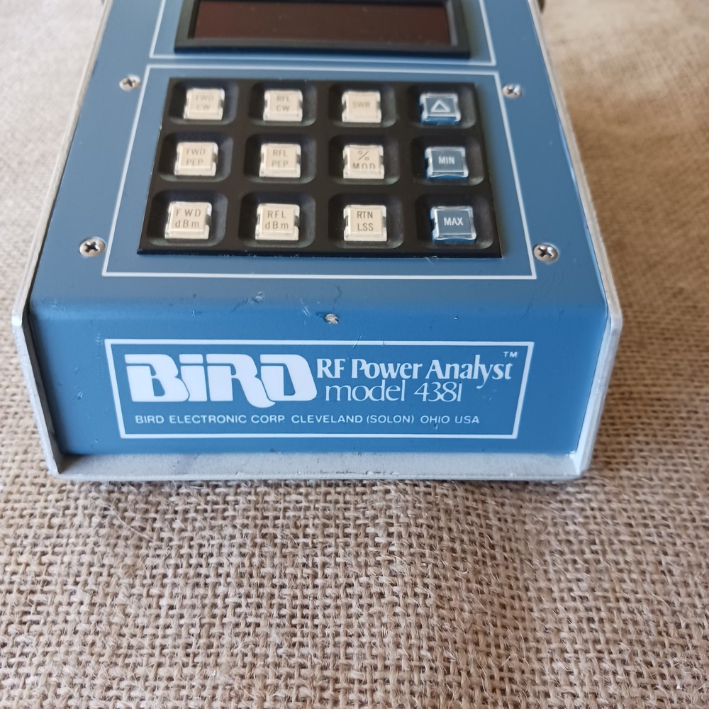 Bird Thruline Wattmeter "Power Analyst", model 4381, some testing - read update