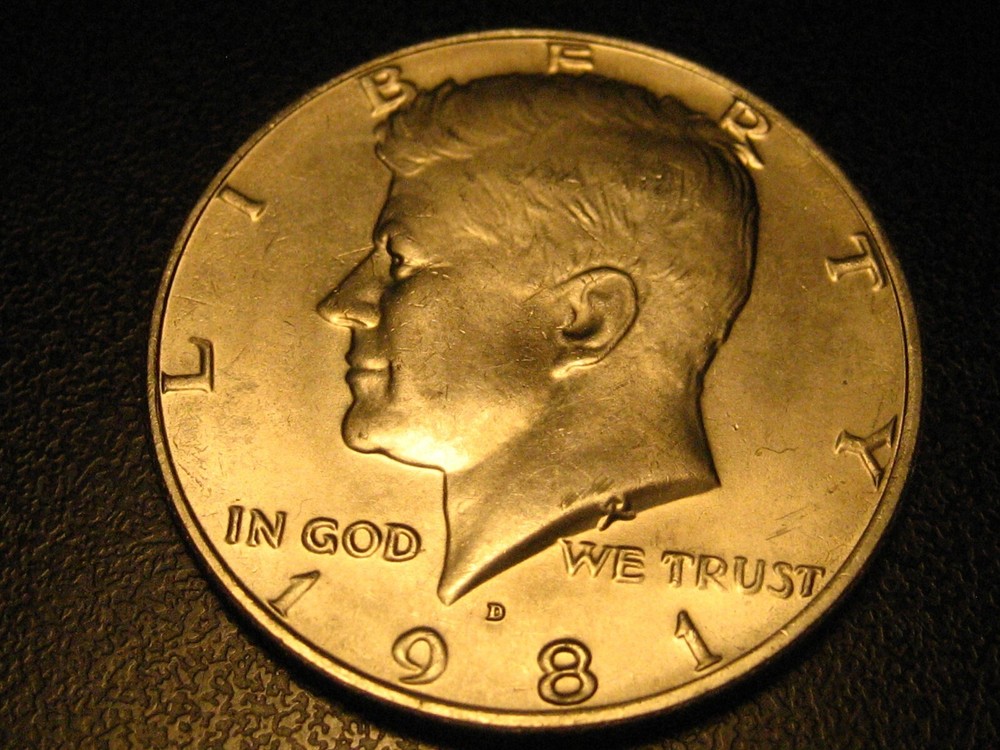 1981-D Kennedy Head Half Dollar BU