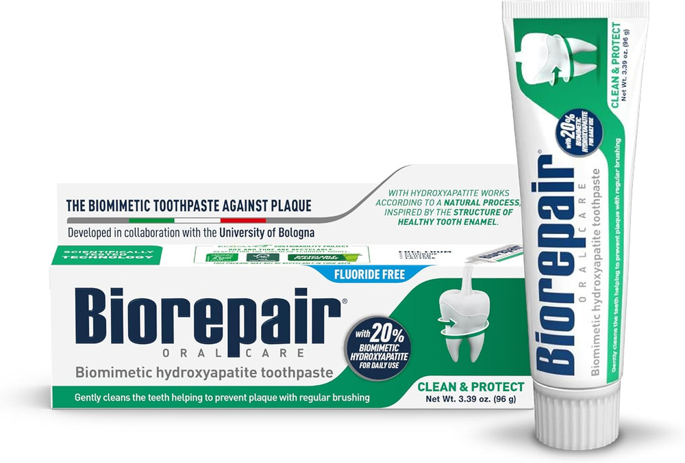 Clean & Protect - 20% Hydroxyapatite Toothpaste for Daily Use, Fluoride Free ...
