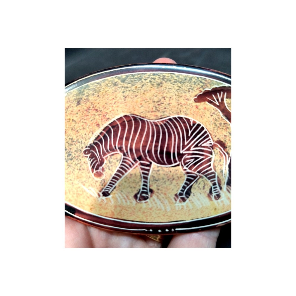 352 Ed the Zebra on Soapstone