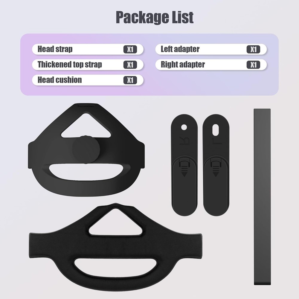 Comfort-Fit Adjustable Head Strap for Quest 3S/Quest 3/Quest 2 VR Experience